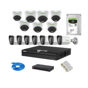 Trọn bộ 14 camera IP Tiandy 2MP