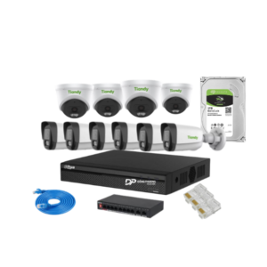 Trọn bộ 10 camera IP Tiandy 2MP