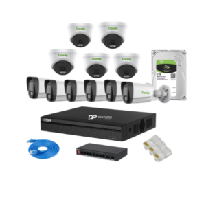 Trọn bộ 11 camera IP Tiandy 2MP