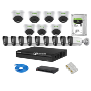 Trọn bộ 15 camera IP Tiandy 2MP