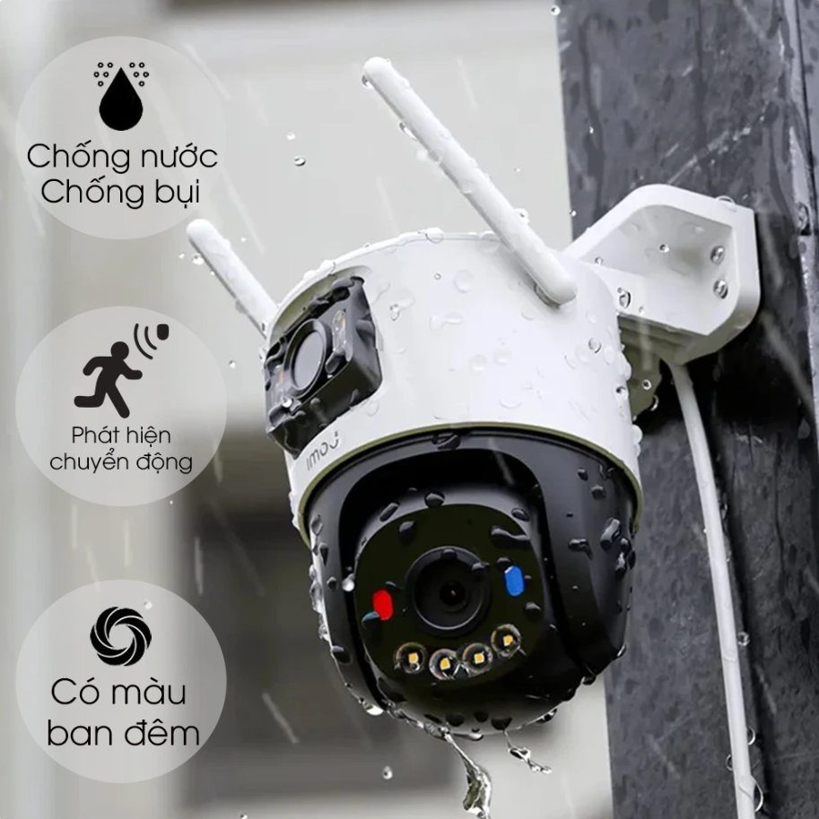 Camera IMOU Cruiser Dual 2 IPC-S7XEP - Camera 2 Mắt