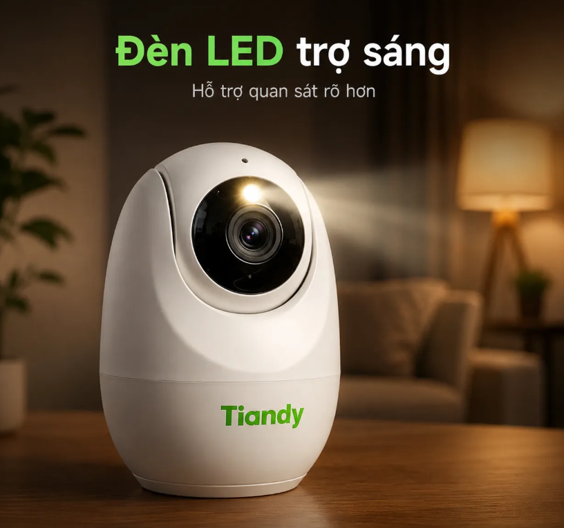 Camera TIANDY TC-H332N – Đàm thoại 2 chiều, Xoay 360° - Ảnh 4