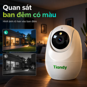 Alternative view of Camera TIANDY TC-H332N – Đàm thoại 2 chiều, Xoay 360°